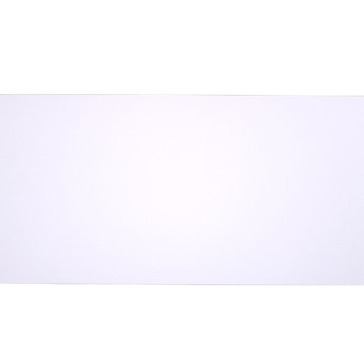 Karton ensfarvet - aflang 14 x 28 cm - Hvid mat - 5 stk