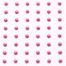 Selvklæbende perler - 3 mm - 96 stk - Pink