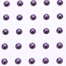 Selvklæbende perler - 5 mm - 50 stk - Lilla
