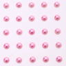 Selvklæbende perler - 5 mm - 50 stk - Lyserød
