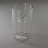 glas med fyrfadsholder 20 cm