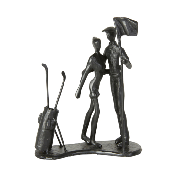 Figur støbejern - Golf Par -H 19 cm