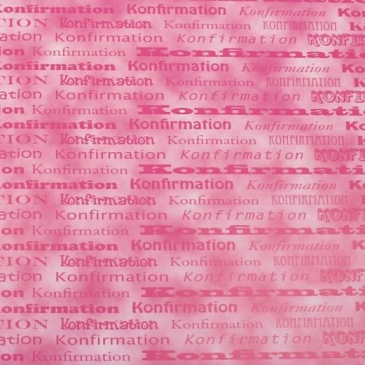 Karton Konfirmation marmoreret - Pink - 14 x 28 cm - 1 stk