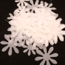 Plastik blomster Daisy -Hvide -3 str. - 75 stk