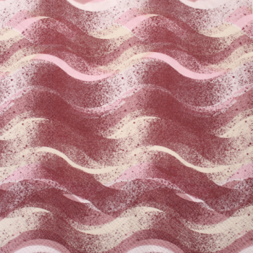 Frokost serviet FLUSH med bølgemønster rosa og gl.rosa. L003207L fra Ihr. 33x33cm.