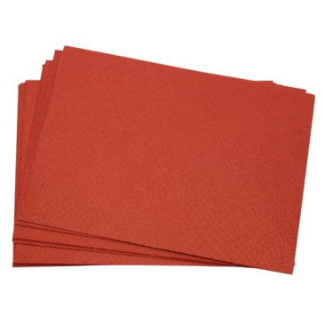 Kuvert 11 x 16 cm - 2 farvet Rød- 10 stk
