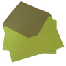 Kuvert 11 x 16 cm - 2 farvet Lime - 10 stk