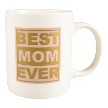 Krus Best Mom ever - Keramik H 9 x Ø 8 cm