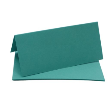 Bordkort - H 4 cm x L 9 cm- 5 stk - Jadegrøn