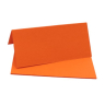 Bordkort - H 4 cm x L 9 cm- 5 stk - Orange
