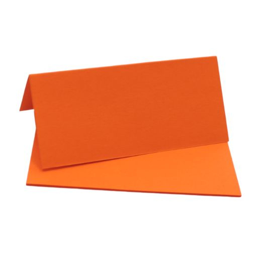 Bordkort - H 4 cm x L 9 cm- 5 stk - Orange