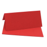 Bordkort - H 4 cm x L 9 cm- 5 stk - Rød