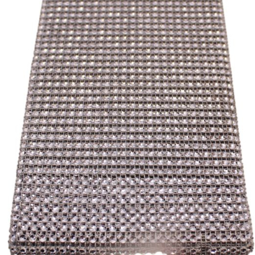 Bordløber Rhinsten - Sølvfarvet - 150 cm L