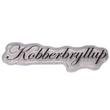 Clearstamp Kobberbryllup - Stempel L 5,5 cm