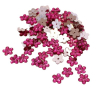 Blomsterdrys plast - Pink 12 mm - 120 stk