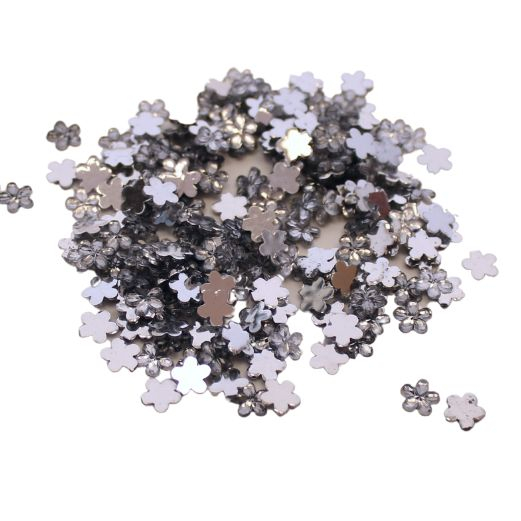 Billede af Blomsterdrys plast - Sølv 6 mm - 300 stk