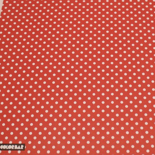 Karton colorbar A4 - 1 stk - Rød prik og trekanter