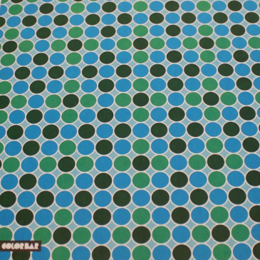 Karton colorbar A4 - 1 stk - Turkis prik og cirkler
