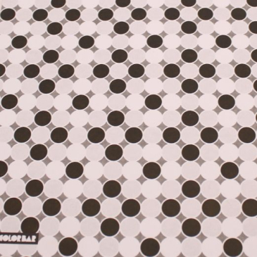 Karton colorbar A4 - 1 stk - Sort hvid prik og cirkler