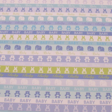 Karton 30 x 30 cm - Baby lyseblå