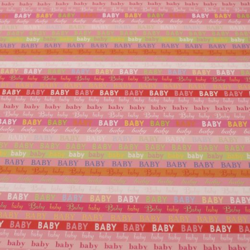 Karton 30 x 30 cm - Baby lyserød