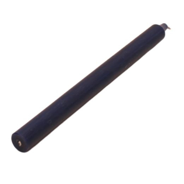 Mørkeblå Rustiklys - L 28 cm