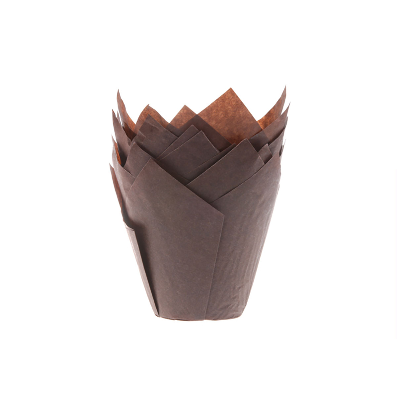 Muffinsforme Tulip - 36 stk - Brun