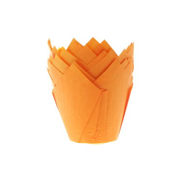 Orange tulipan muffinsforme 36-pak