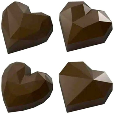 Chokoladeform hård plast - ROM til 24 stk
