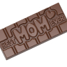 Chokoladeform polycarbonat - tablet med "Best MOM Ever"