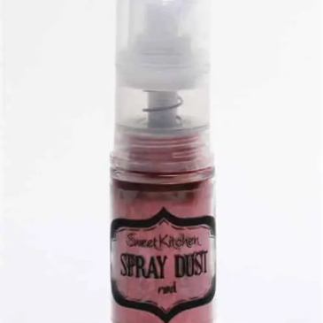Spray dust - Spiseligt glimmer - Rød 4 gram