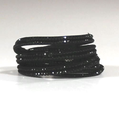 Armbånd med krystaller sort