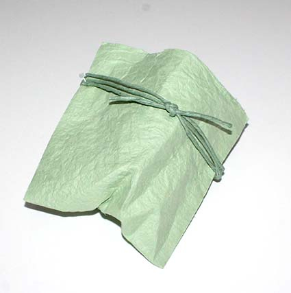Blomsterskjuler papir Sart grøn - Ø 10,5 cm