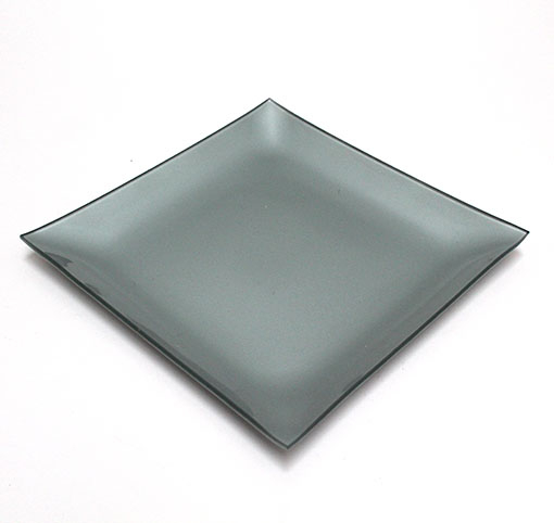 Glasfad - Sølv/Grå - 30 cm x 30 cm