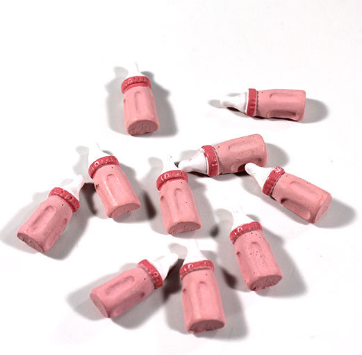 sutteflasker lyserød mini