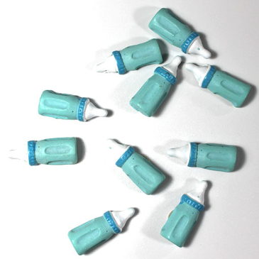 sutteflasker lyseblå mini