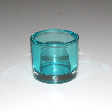 fyrfadsglas blå