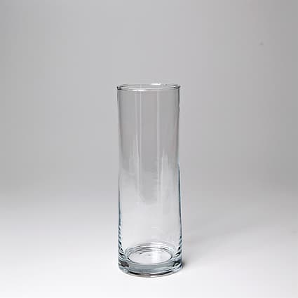 Cylinder glasvase, klar - Ø9 cm x 25 cm