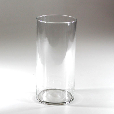 Cylindervase i glas