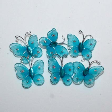 Blå sommerfugle
