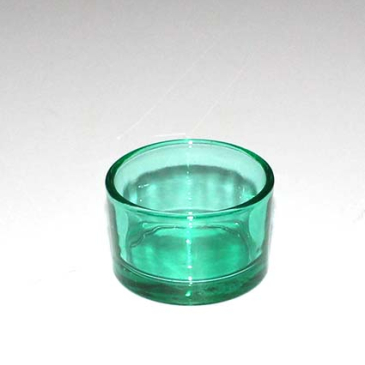 Fyrfadsglas Grøn Ø 5 cm x H 3,5 cm