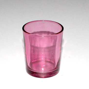 Fyrfadsglas Rosa Ø 5 cm x H 6,5 cm