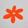 Orange flora a filtblomst Ø 10 cm