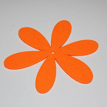 Orange Flora B Filtblomst Ø 19 cm