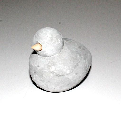Birdy - Cement fugl - Grå - 8 cm
