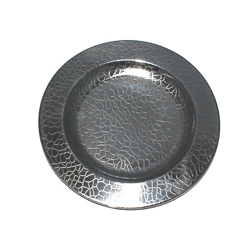 4: Lysfad stål - Sølv - Ø 14 cm