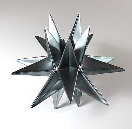 2. sortering - Stjerne lysestage - Rex - Grå - D 17 cm