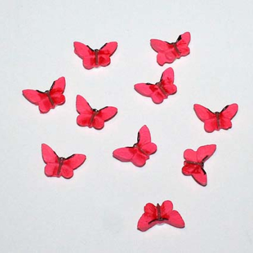 Lyserøde sommerfugle med klæb
