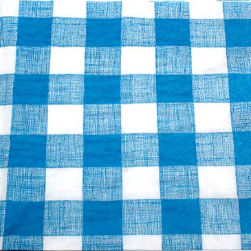 serviet med tern blå