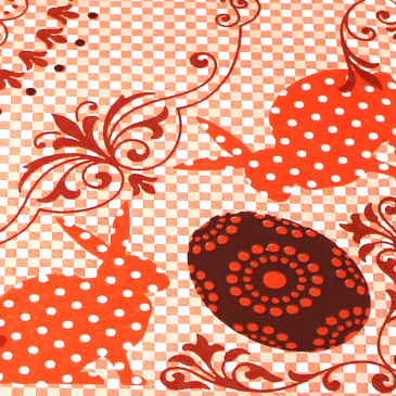 tekstilserviet rebea orange